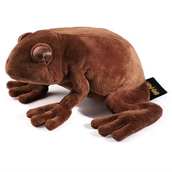 peluche de rana de chocolate
