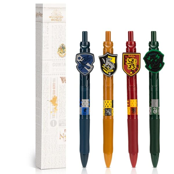 lapiceras casas hogwarts 4 piezas