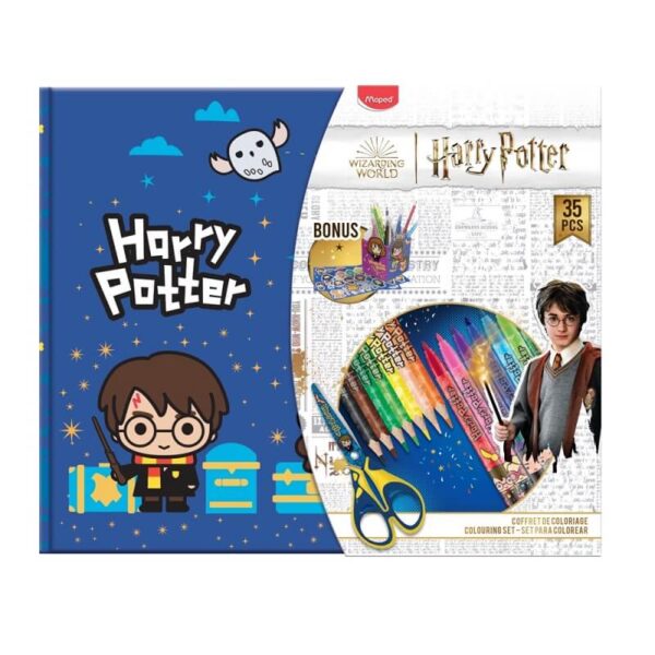 set de lapices de colores harry potter