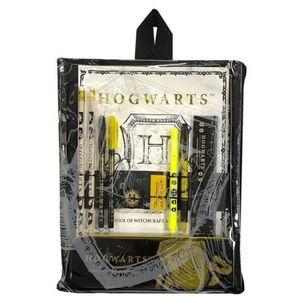 set de papeleria hogwarts
