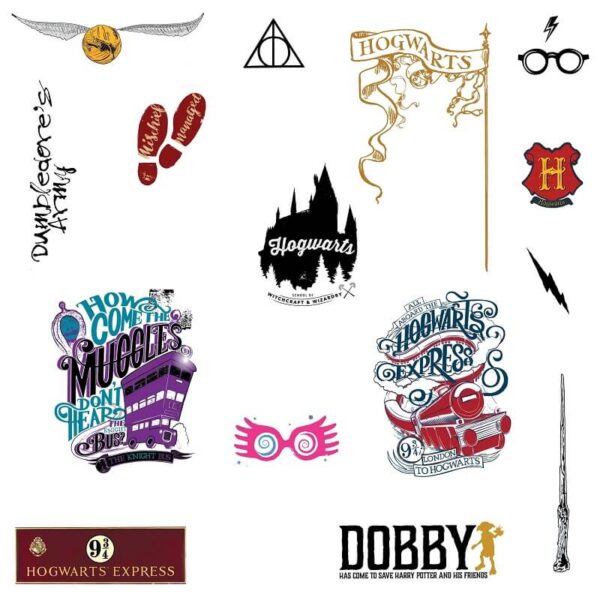set stickers harry potter